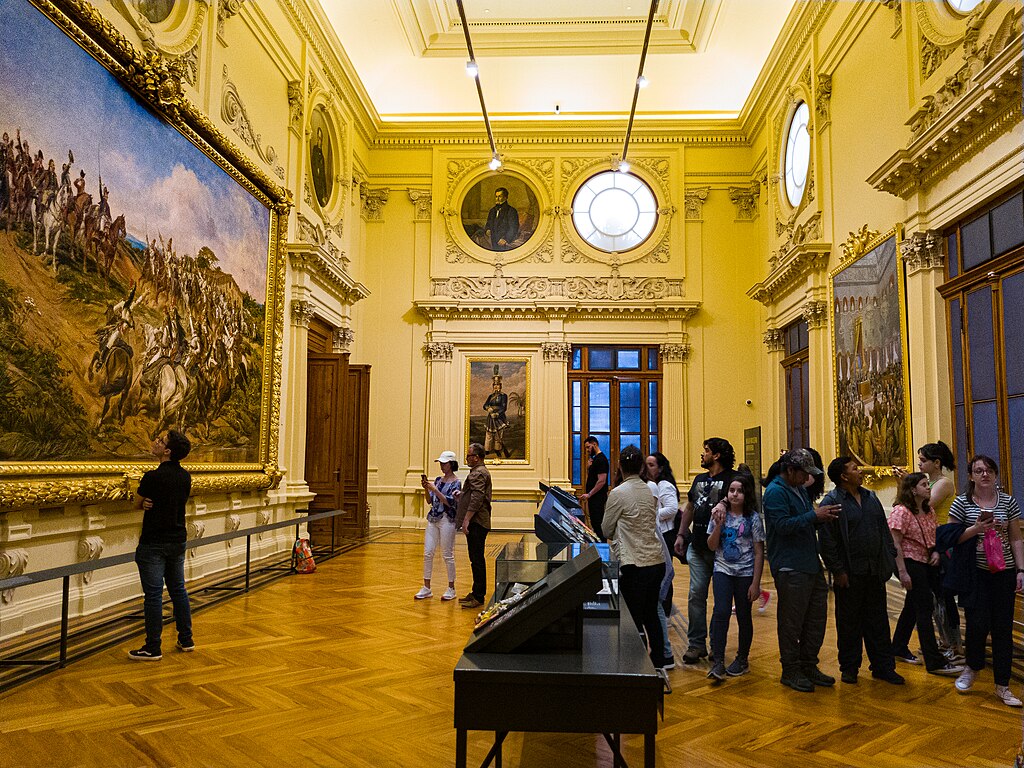 Interior picture, Nobel Room dedicated to Pedro Americo. Wikimedia Commons